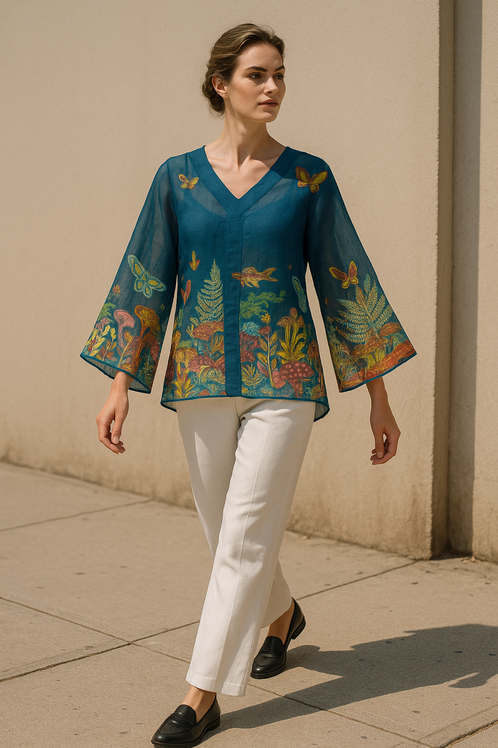 Gardens by the bay Organza Top